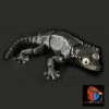 3D Printed Crested Gecko (Black/White Pinstripe) 500049 -Natural Pet Care Shop 3dprintsrus 3d printed crested gecko blackwhite pinstripe 500049 43324.1680282971