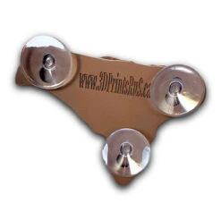 3D Printed Dual 0.5oz Cup Feeding Ledge (Earth Brown) -Natural Pet Care Shop 3dprintsrus 3d printed dual 0.5oz cup feeding ledge earth brown 70091.1678295568