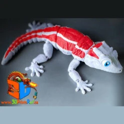 3D Printed Gargoyle Gecko (Grey/Red Stripe) 500053