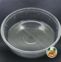 6.75" Vented Ultra Clear Deli Cups 32oz (10-pack With Lids)