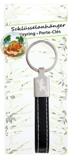 Leather Keyring "Gecko" -Natural Pet Care Shop all things reptile leather keyring gecko 57370.1620678946