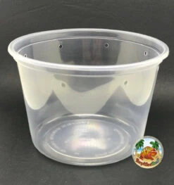 Opaque 4.5" Vented Deli Cup 16oz (10-pack With Lids)