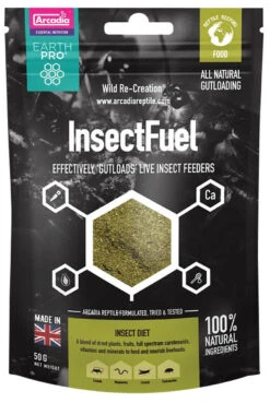 Arcadia EarthPro InsectFuel Insect Feed 250g ** See Note About Best Before Date