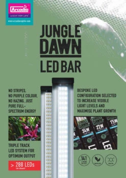 Arcadia Jungle Dawn LED Bar - 22.5" 34 Watts 12 Arcadia Jungle Dawn LED Bar - 22.5" 34 Watts -Natural Pet Care Shop arcadia arcadia jungle dawn led bar 22.5 34 watts 73554.1677784316