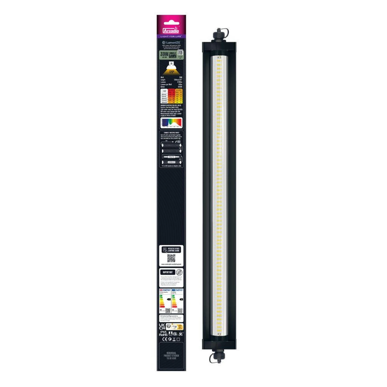 Arcadia LumenIZE Jungle Dawn LED Bar, 570mm (23"), 39 Watt, US 5 Arcadia LumenIZE Jungle Dawn LED Bar, 570mm (23"), 39 Watt, US - Image 3