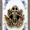 Bullfrog Enamel Pin (Gold) By Emily Burke -Natural Pet Care Shop emily burke artwork bullfrog enamel pin gold by emily burke 84332.1632845875
