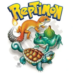 Reptimon Print By Emily Burke