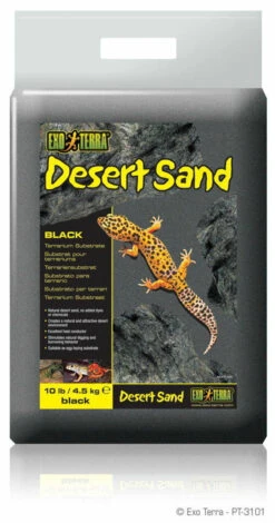 Exo Terra Desert Sand (Black) 10lb /4.5 Kg