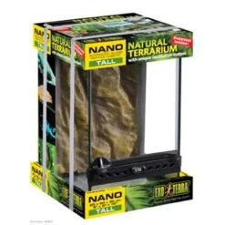 Exo Terra Nano Tall Terrarium - 20 X 20 X 30 Cm (8" X 8"x 12")