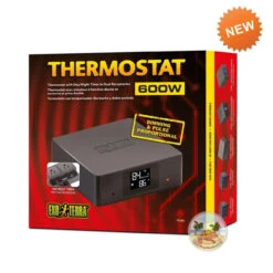 Exo Terra Thermostat 600W With Dual Receptacles