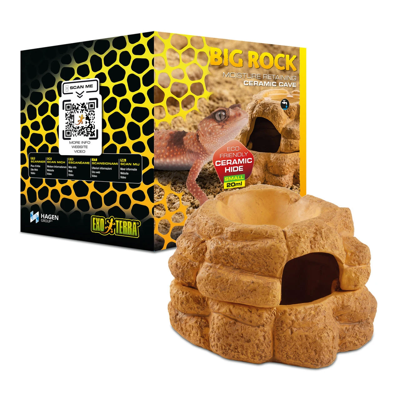 Exo Terra Rock Ceramic Cave (Small) 3 Exo Terra Rock Ceramic Cave (Small)