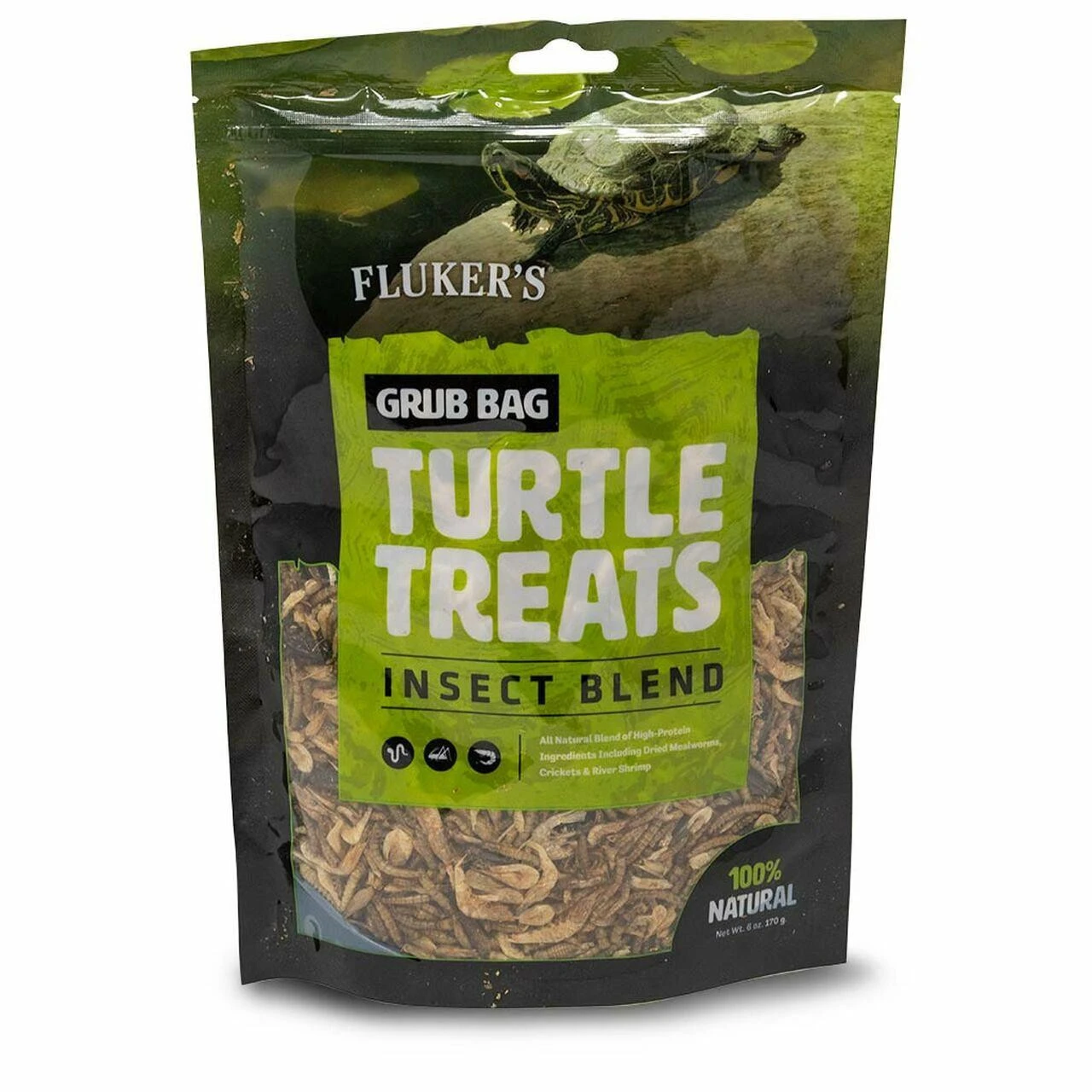 Fluker's Grub Bag Turtle Treats - Insect Blend - 6 Oz 3 Fluker's Grub Bag Turtle Treats - Insect Blend - 6 Oz