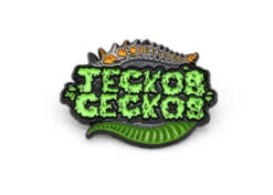 Jecko's Geckos Pin Logo, Glow In The Dark