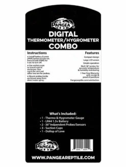 Pangea Digital Combo Thermometer (Temperature) Humidity Gauge / Hygrometer 15 Pangea Digital Combo Thermometer (Temperature) Humidity Gauge / Hygrometer -Natural Pet Care Shop pangea pangea digital combo thermometer temperature humidity gauge hygrometer 21274.1671039983