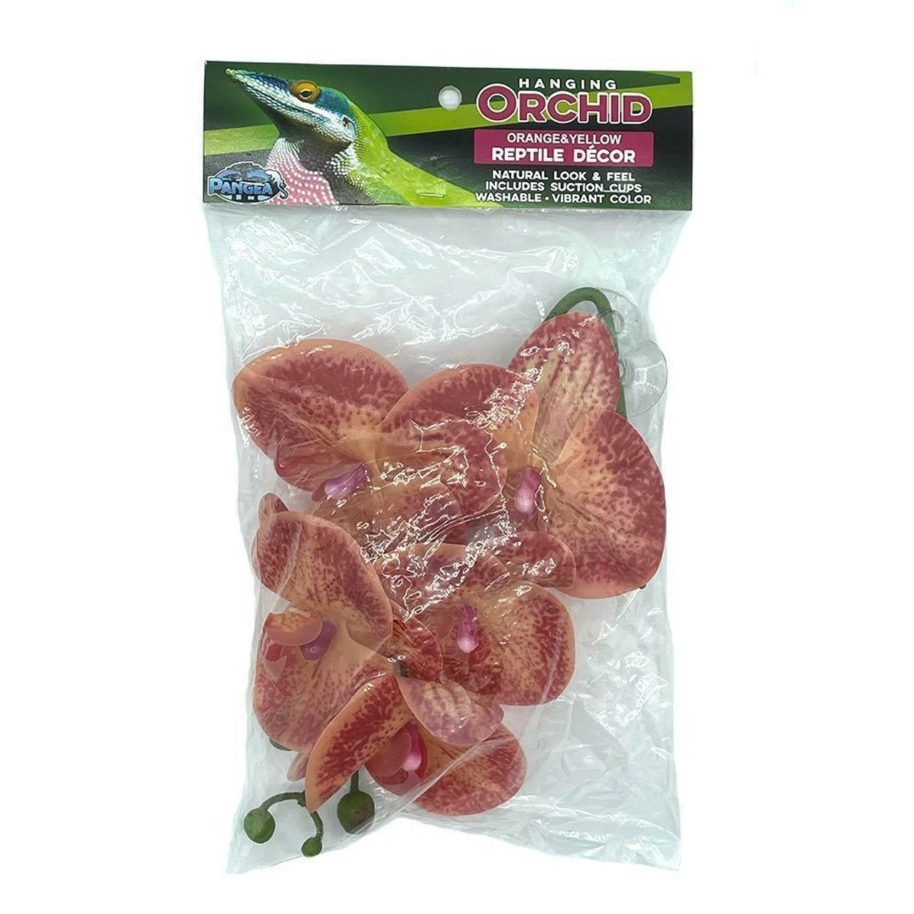 PANGEA HANGING ORCHIDS - ORANGE/YELLOW 4 PANGEA HANGING ORCHIDS - ORANGE/YELLOW - Image 2