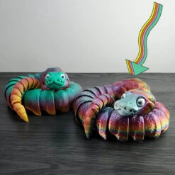 3D Printed Articulated Ball Python 500001