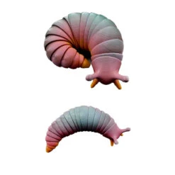3D Printed Articulated Fidget Sensory Slug 500002