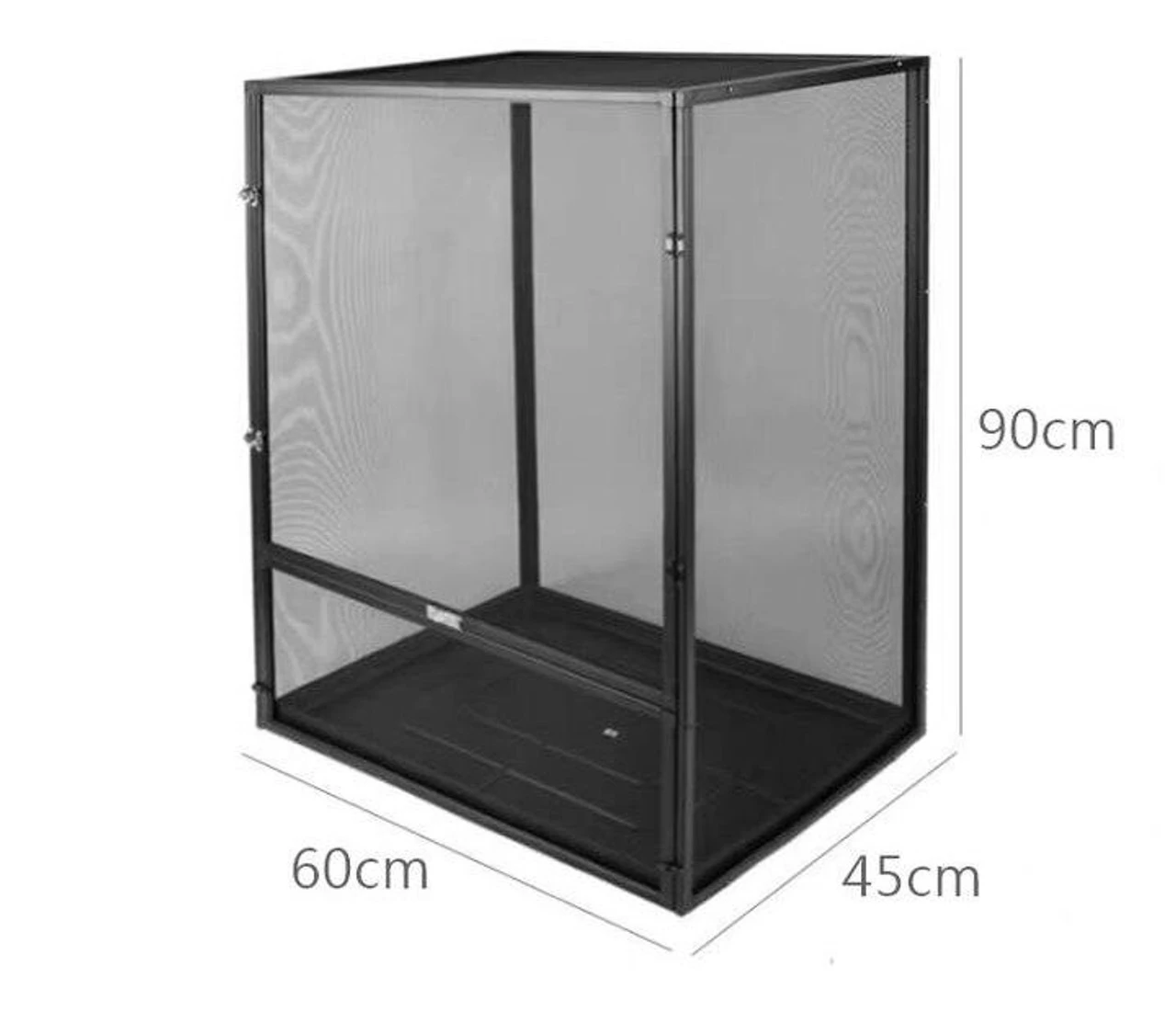 REPTIZOO Aluminum Screen Cage (w24" X D18" X H36") 3 REPTIZOO Aluminum Screen Cage (w24" X D18" X H36")