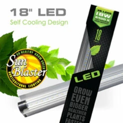 SunBlaster 18" LED Strip Light 18W 6400K - 36 LEDs