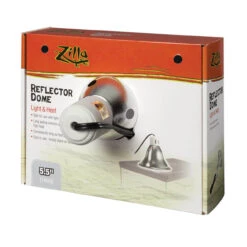 Zilla Reflector Dome - Silver - 5.5" -Natural Pet Care Shop zilla zilla reflector dome silver 5.5 33716.1620939364