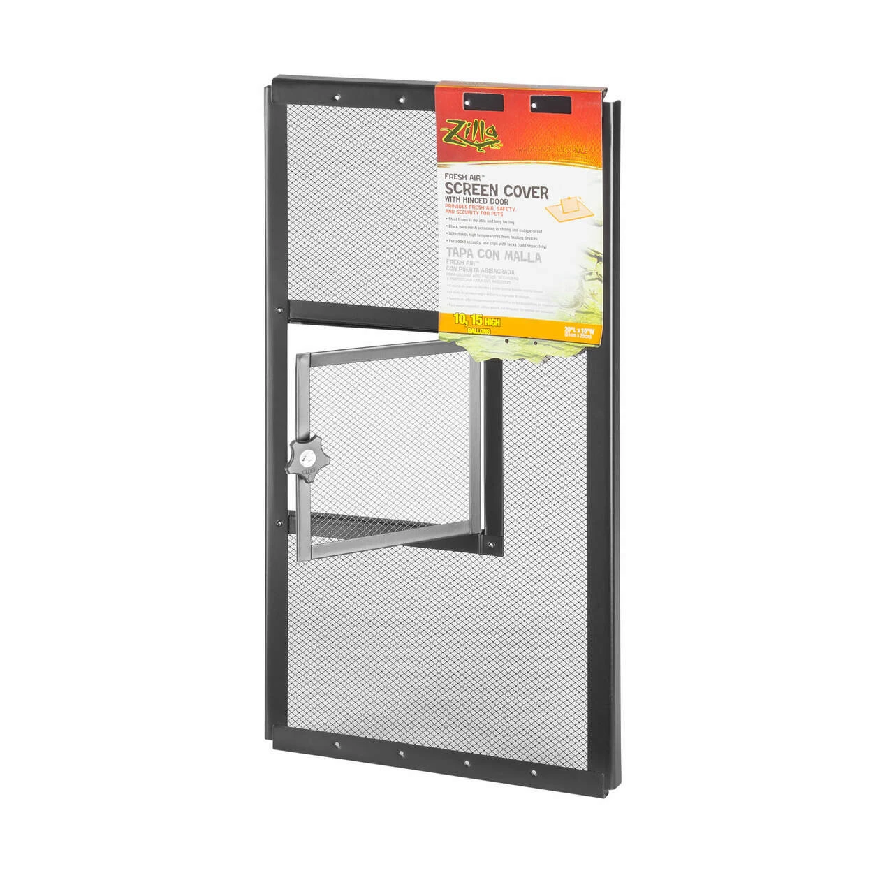 Zilla Screen Cover With Hinged Door (20" X 10") 2 Zilla Screen Cover With Hinged Door (20" X 10")
