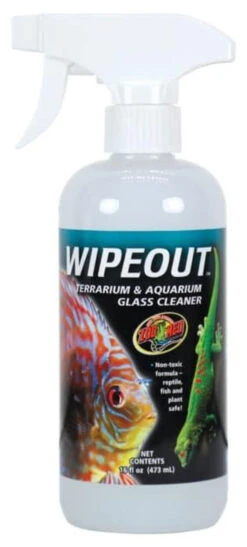 Zoo Med Wipe Out Glass Cleaner 16oz