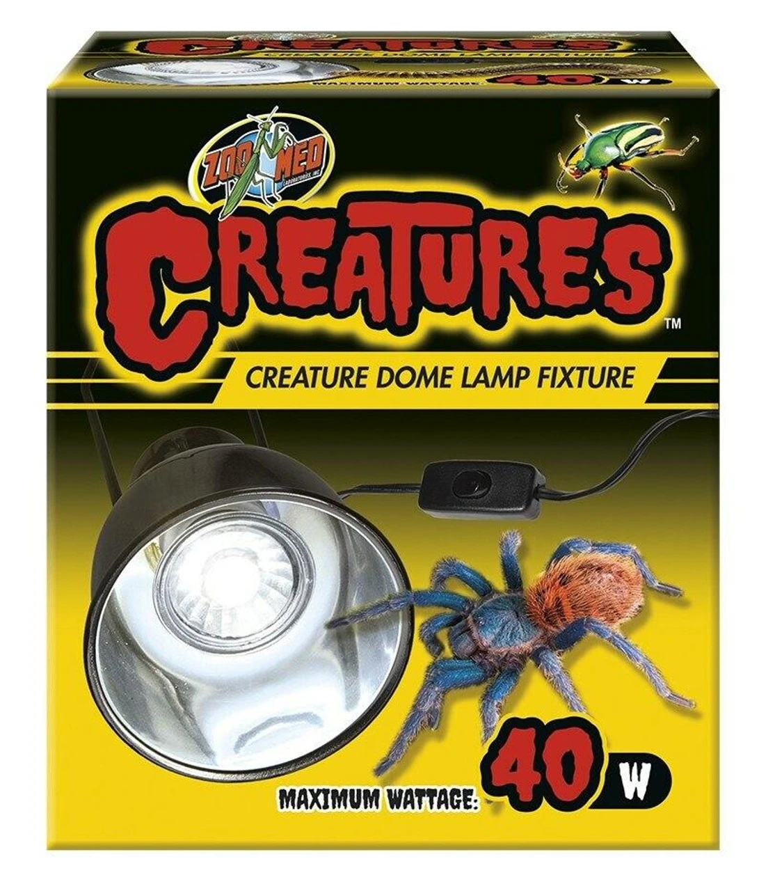 Zoo Med Creatures Dome Lamp Fixture 40w