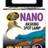 Zoo Med Nano Basking Spot Lamp 25w -Natural Pet Care Shop zoo med zoo med nano basking spot lamp 25w 56299.1677513072
