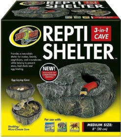 Zoo Med Repti Shelter 3 In 1 CaveMedium 8"